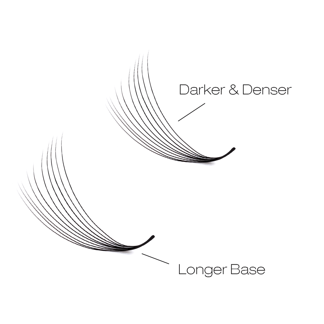 10D Narrow Promade Eyelash Extensions Ultra 1000 Fans