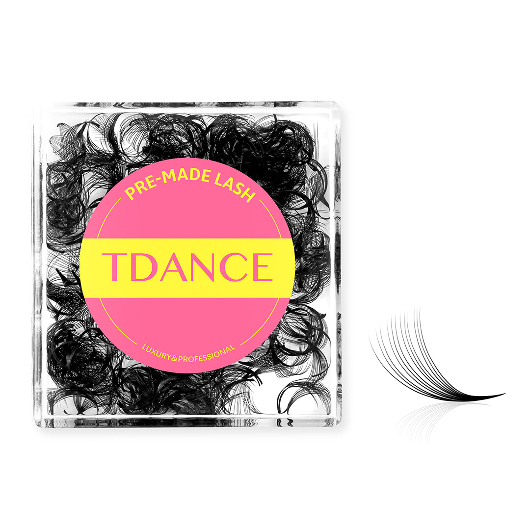 Wholesale 12D 0.03 Mega Volume Handmade Premade Volume Loose Fans Pointy Base(500 Fans)