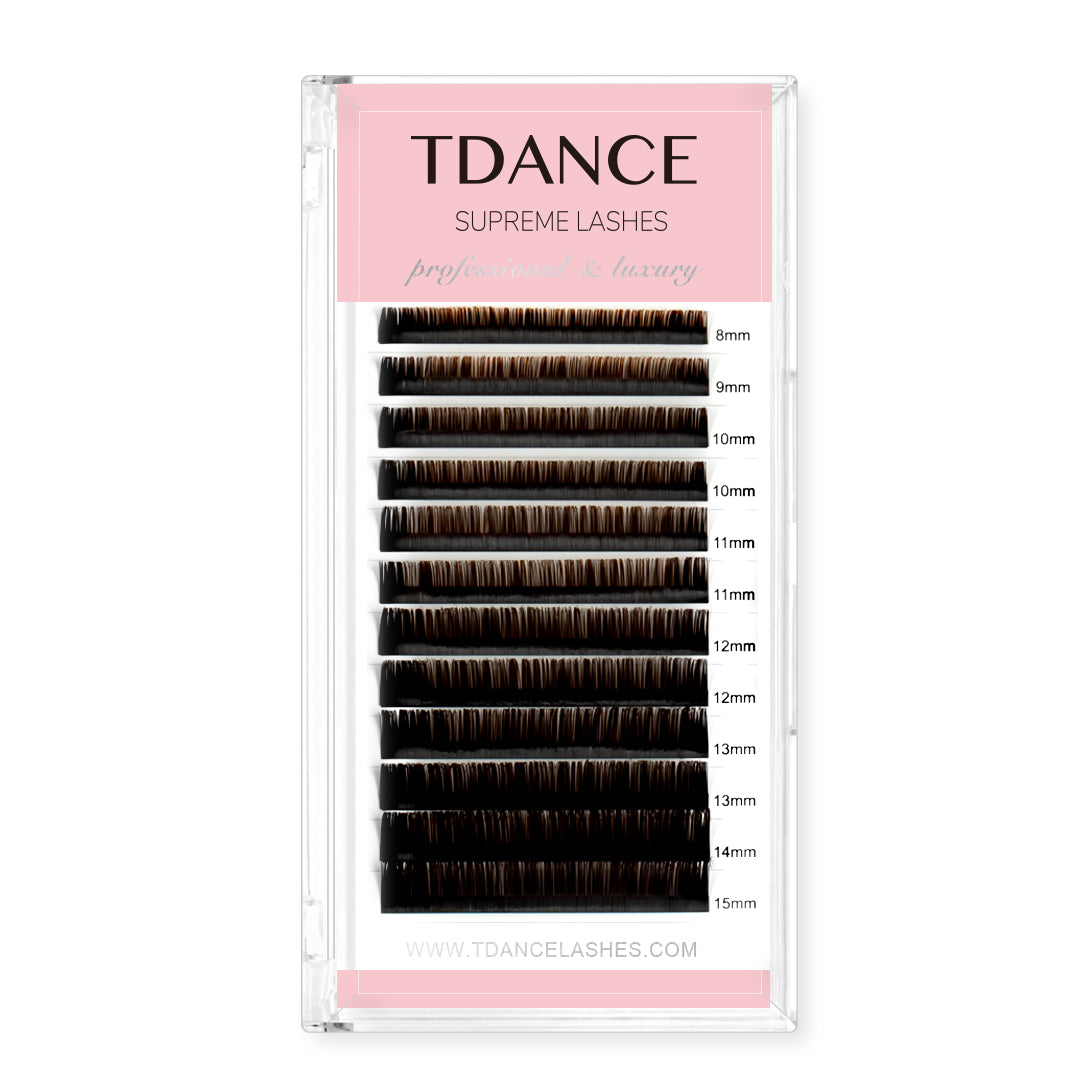 0.07MM Ombre Colored Volume Eyelash Extensions