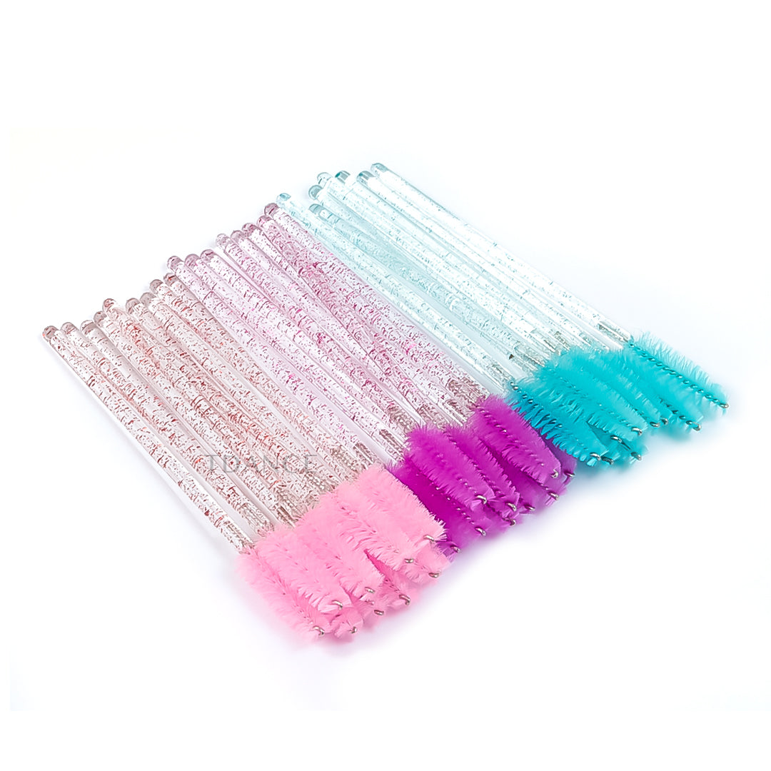 Brosse mascara de paillettes de cils 50 pièces / pack