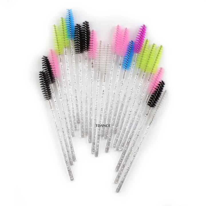 Wholesale Eyelash Glitter Mascara Brush (White Pole)