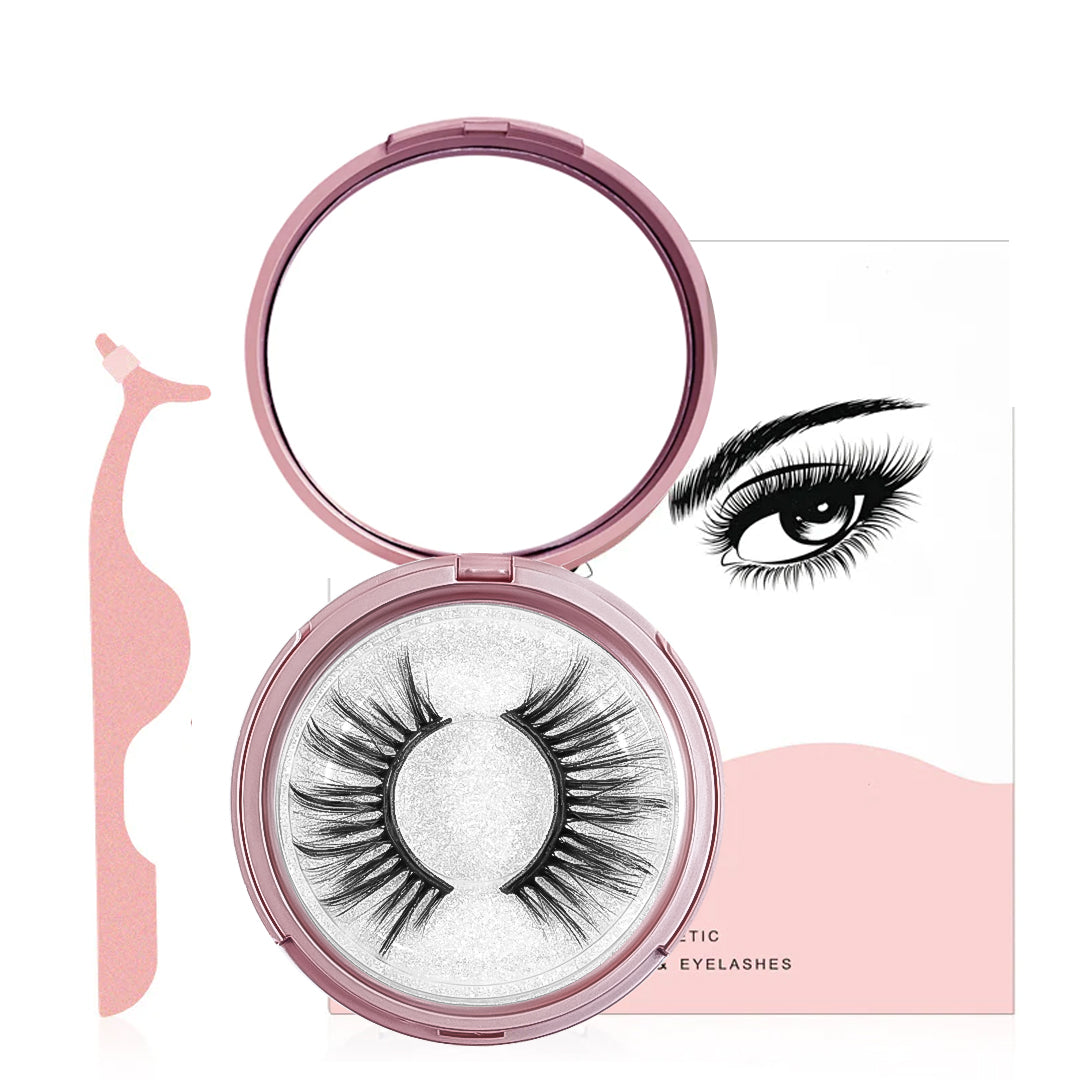 Magnetic Eyelashes with Eyeliner Kit 04(Without Glue)