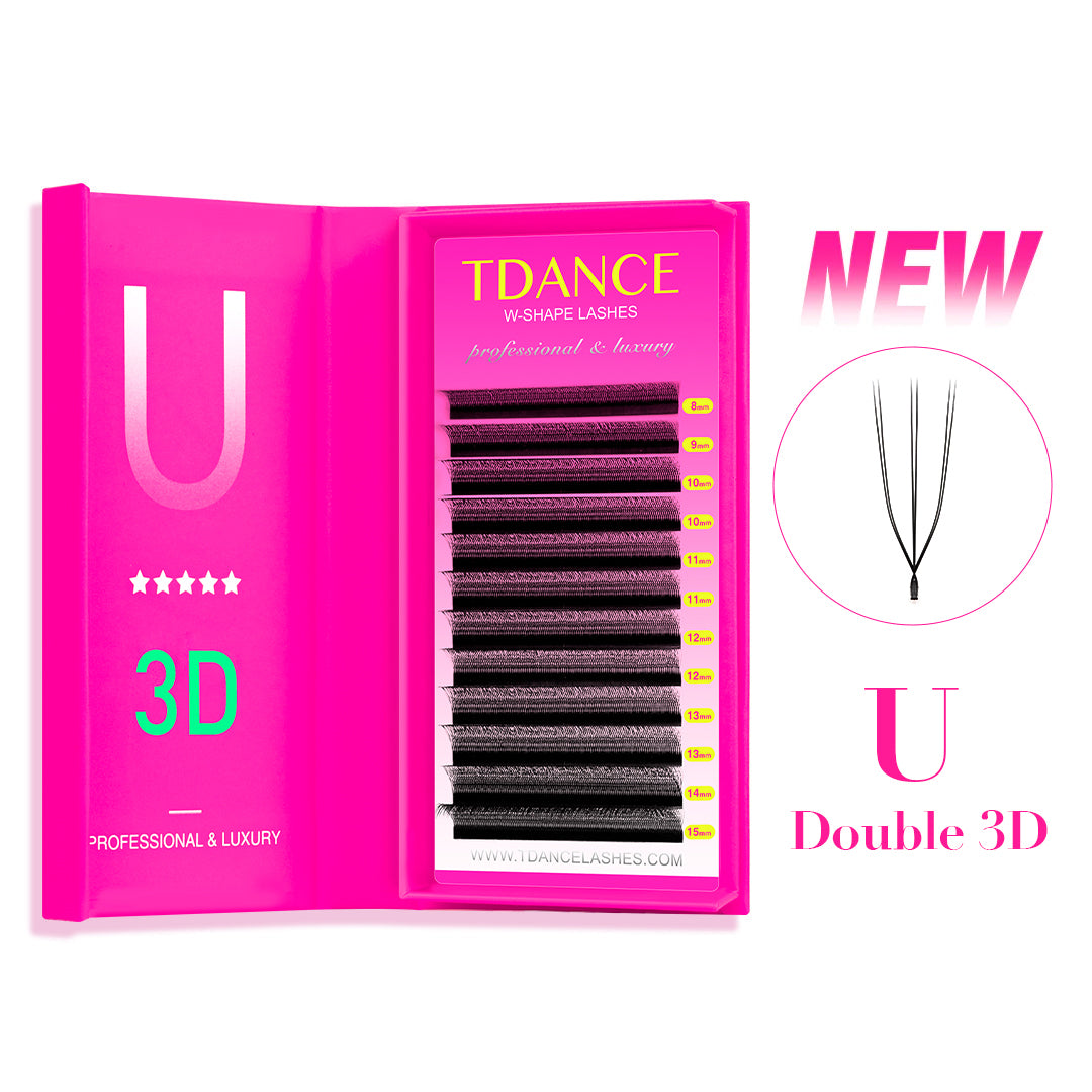 Double Layer U-Shape W / U-W 3D Lashes