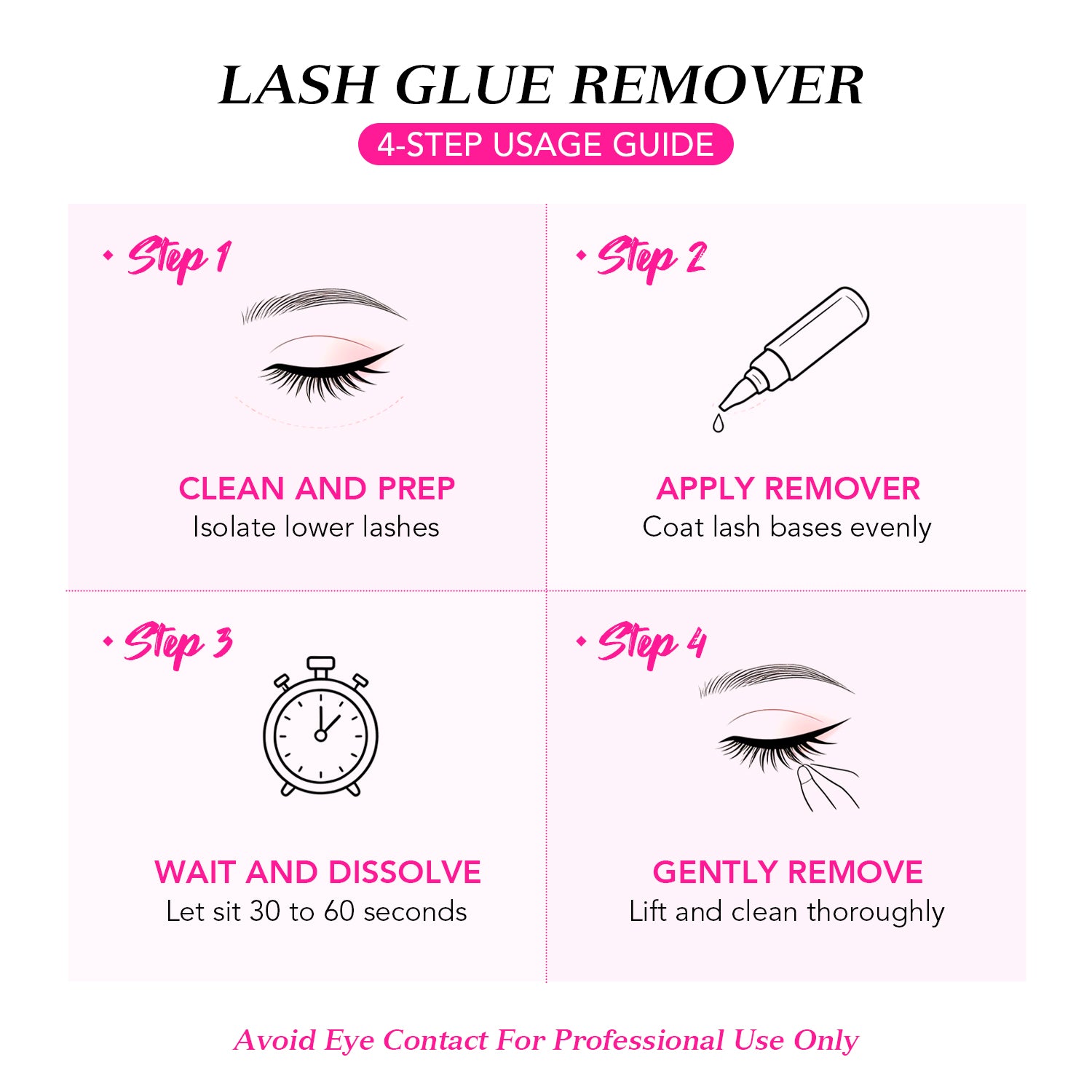 Eyelash Extension Remover Cream (15g) – TDANCE