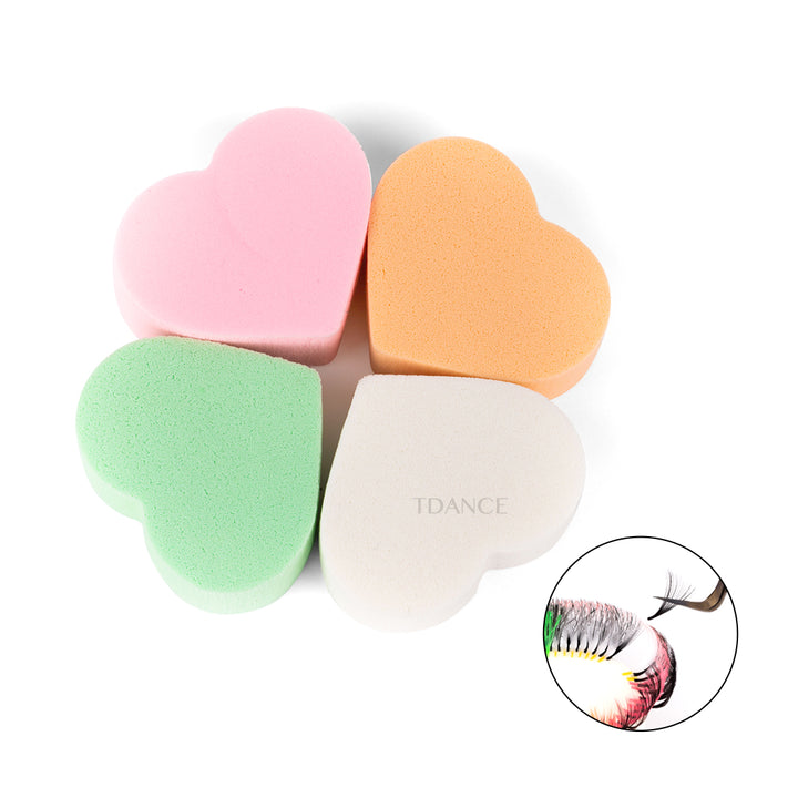 Heart shaped Cosmetic Sponge