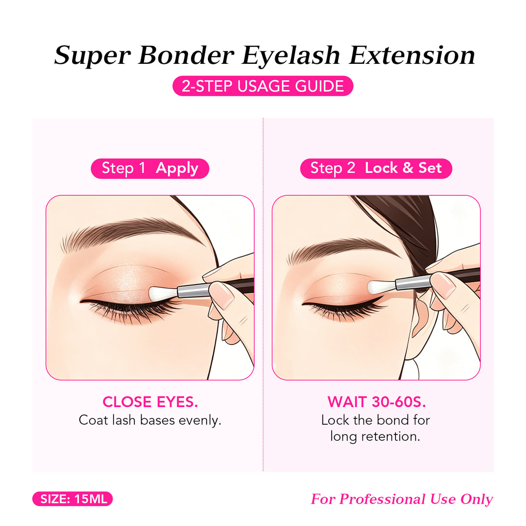 Extensiones de pestañas Super Bonder al por mayor (15 ml) EE. UU.
