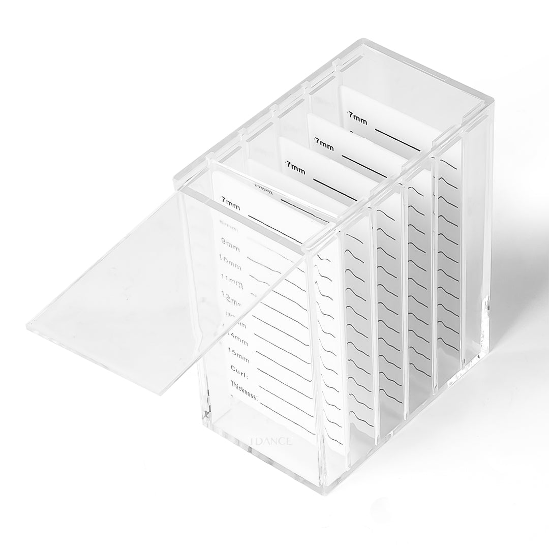 5 Layers Eyelash Storage Box Transparent - TDANCE