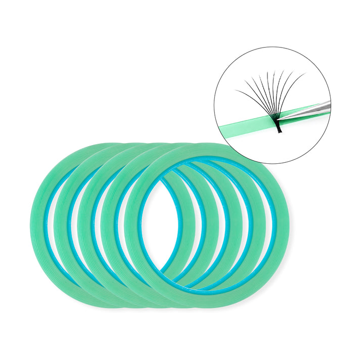 Tiras para extensiones de pestañas (5 rollos/paquete, EE. UU.)