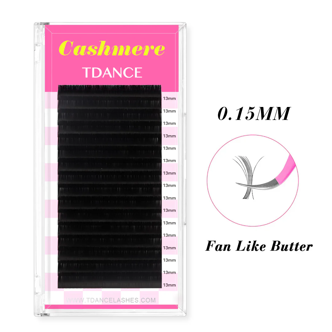 16 Rows 0.15MM Cashmere Lashes USA