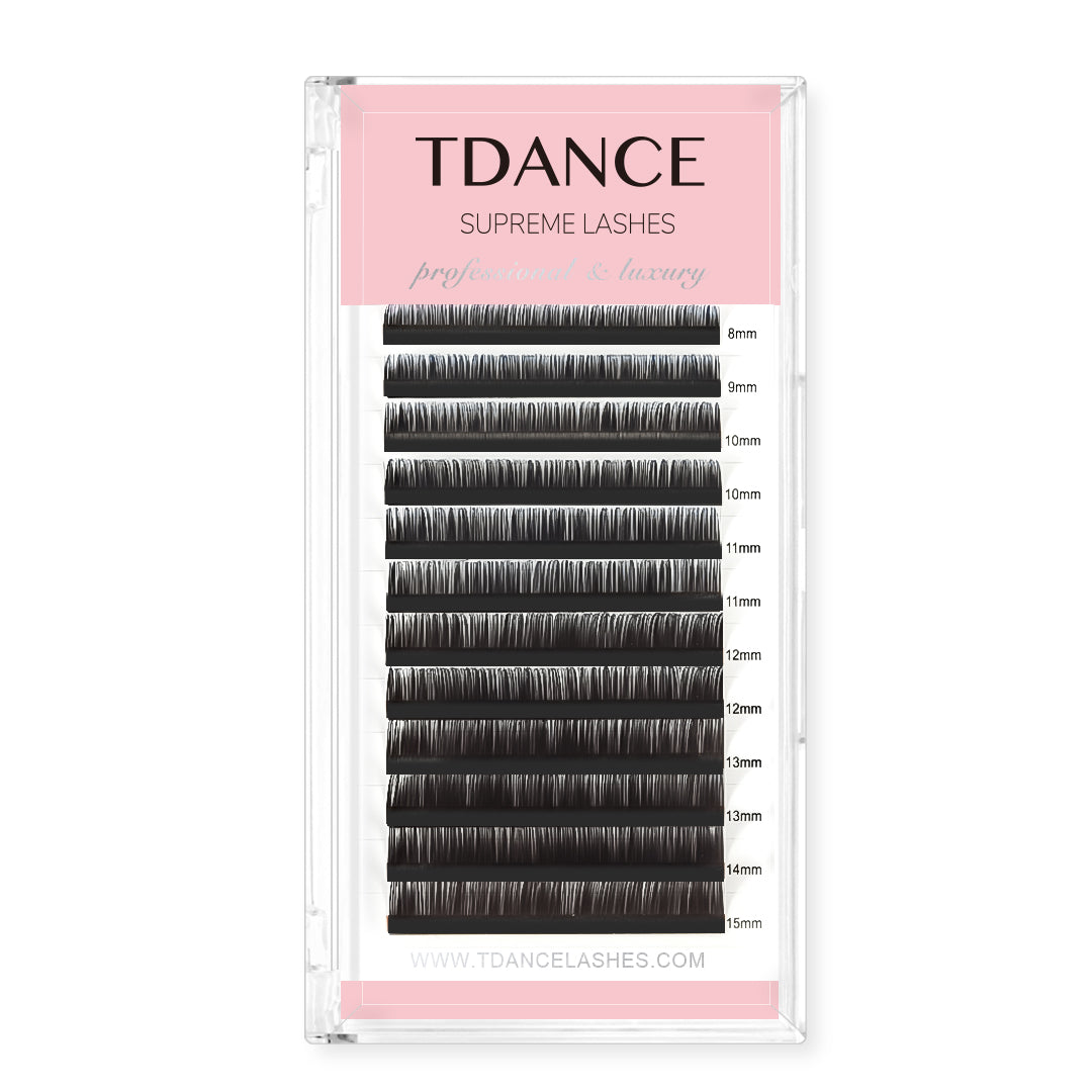 0.07MM Ombre Colored Volume Eyelash Extensions