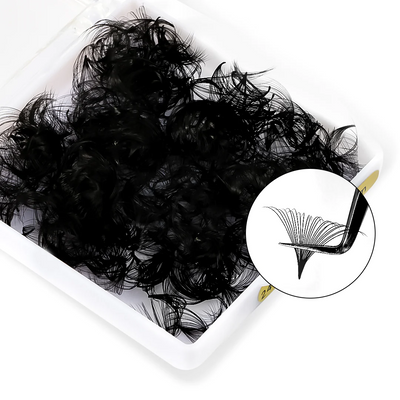 Wholesale 24D Handmade Premade Volume Loose Fans Pointy Base(500 Fans)