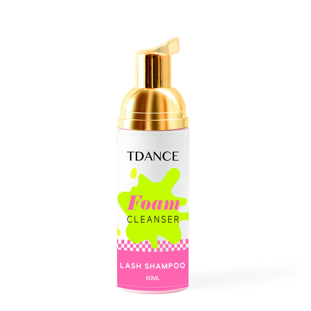 Gold Eyelash Extension Cleanser Foam 60ML USA1