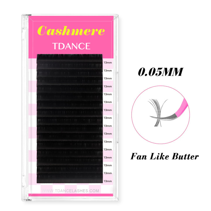 16 Rows 0.05MM Cashmere Premium Mega Volume Eyelash Extensions
