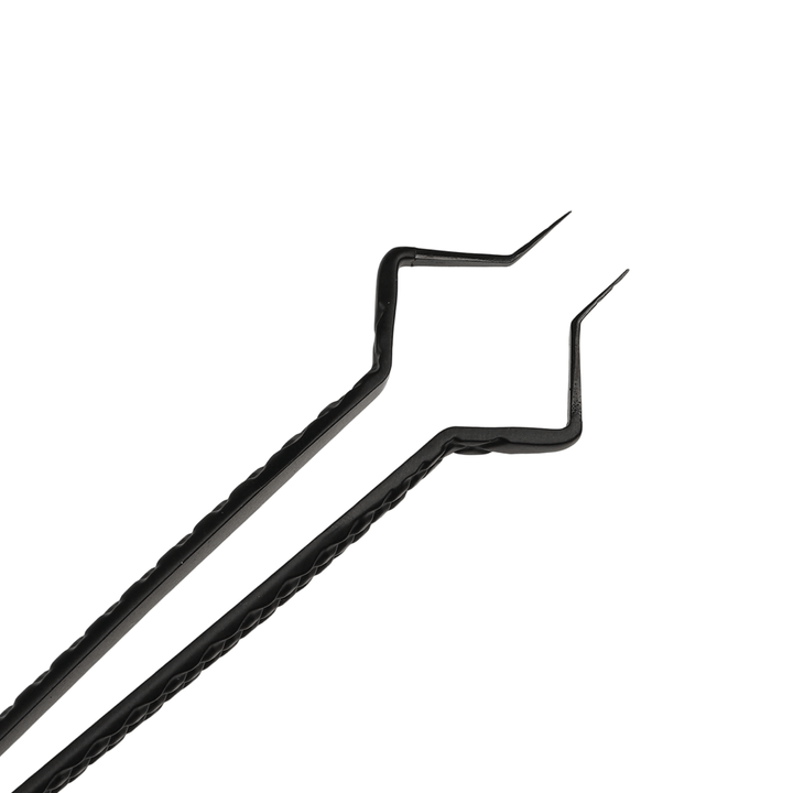 TW-18 Professional Black Tweezers For Eyelash Extension TDANCE
