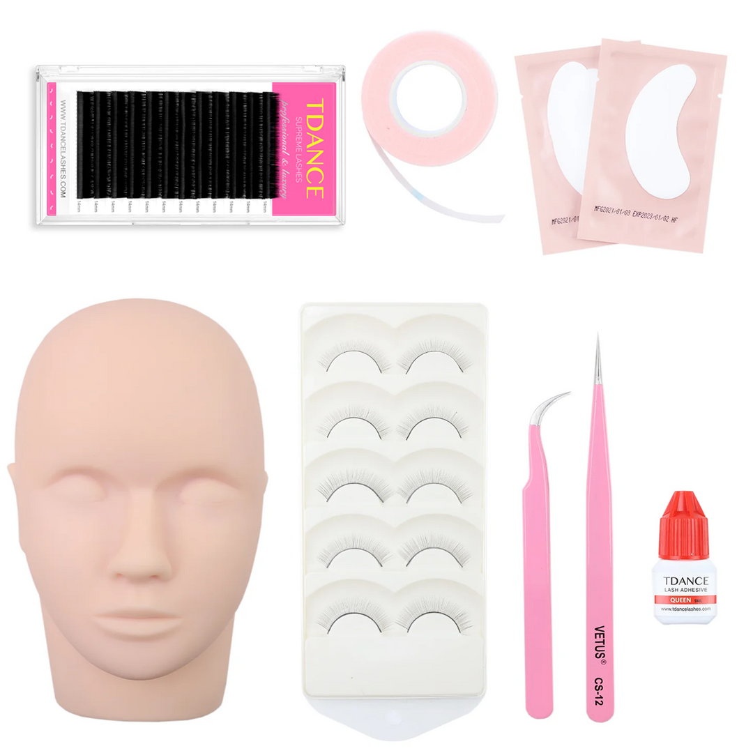 Classic Eyelash  Practice Kit For New Starters