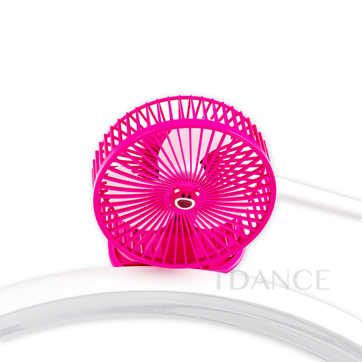 Cute Cartoon Clip-On Fan