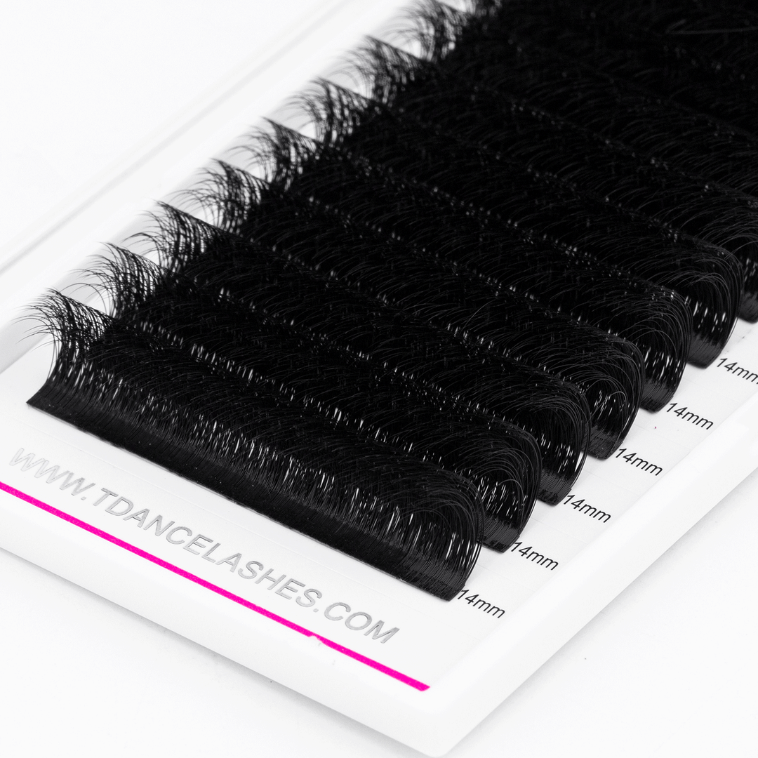 3D Layered Fluffy Easy Fan Mega Volume Eyelash Extensions TDANCE 1