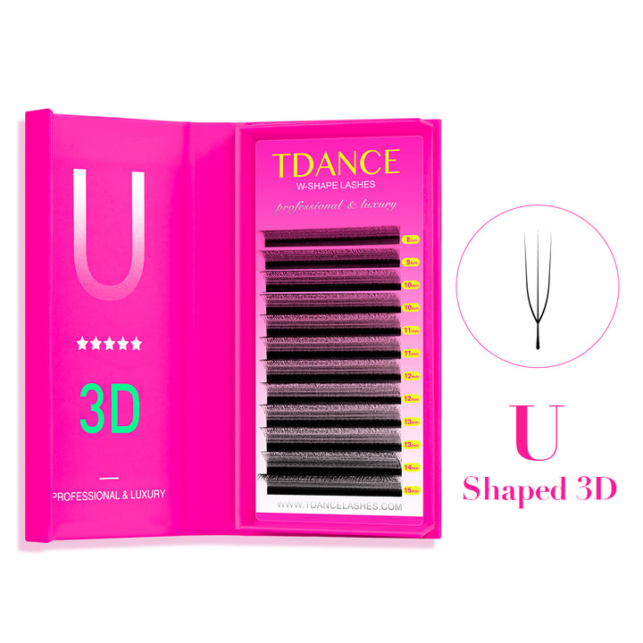 U-Shape W / U-W 3D Lashes TDANCE