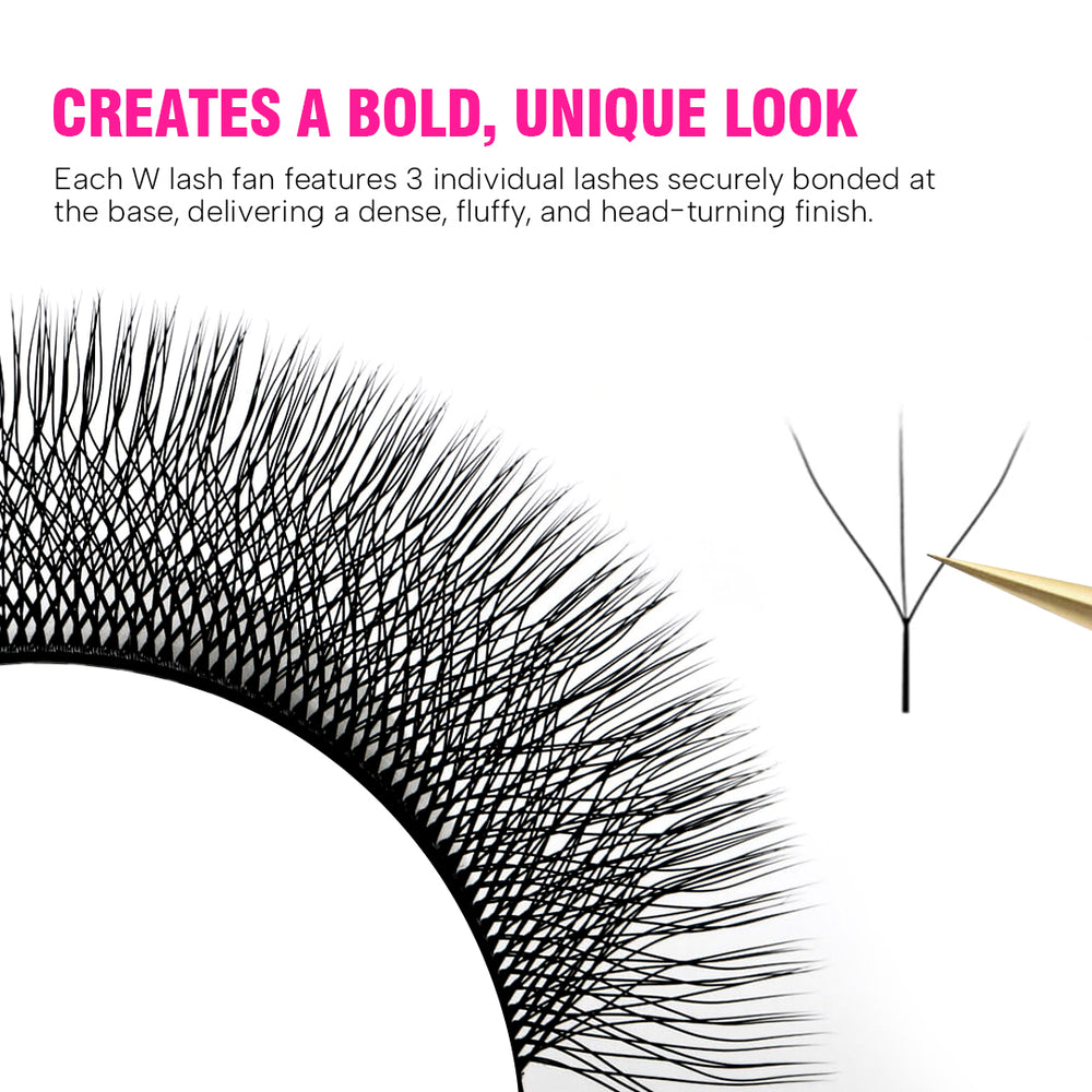 W Style 3D Promade Volume Fan Lashes