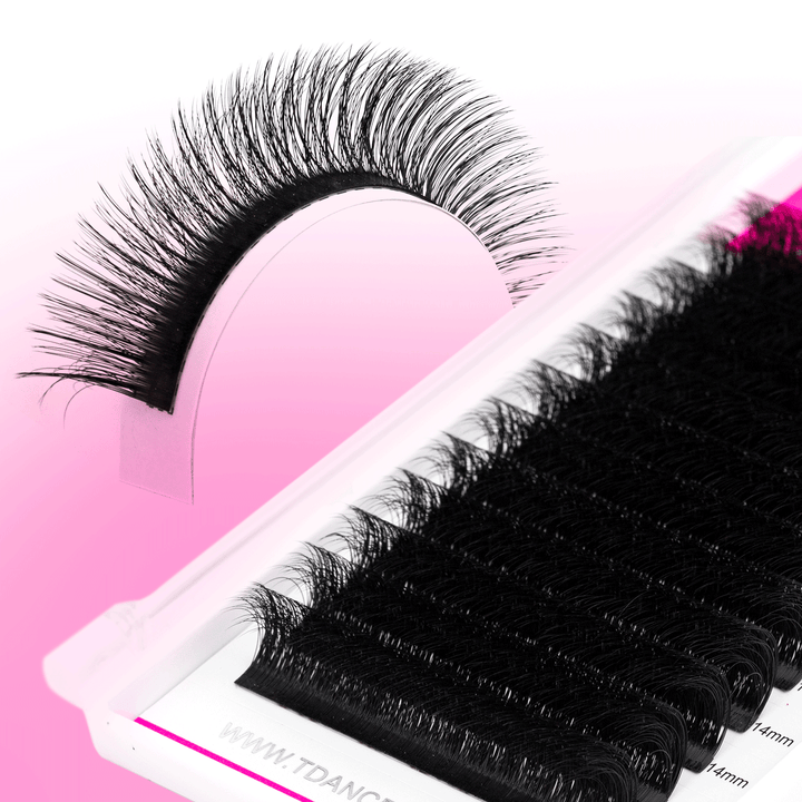 3D Layered Fluffy Easy Fan Mega Volume Eyelash Extensions TDANCE 2