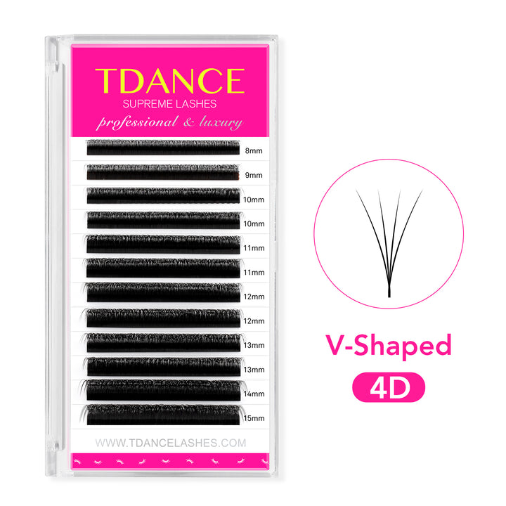 V-Shape W / V-W 4D Lashes TDANCE