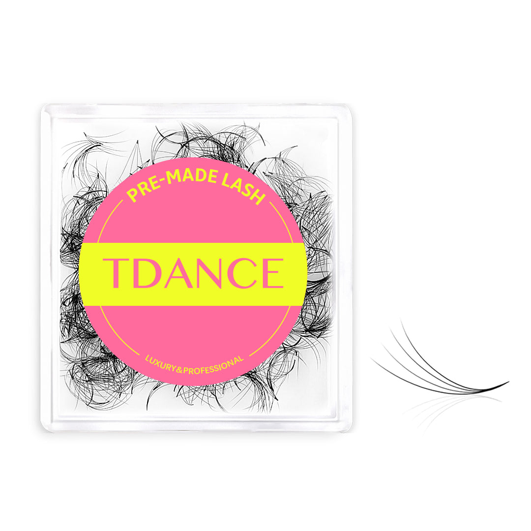 4D Handmade Premade Volume Loose Fans Pointy Base(500 Fans)