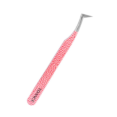 TP-05 Pink Marbling Tweezers For Eyelash Extension