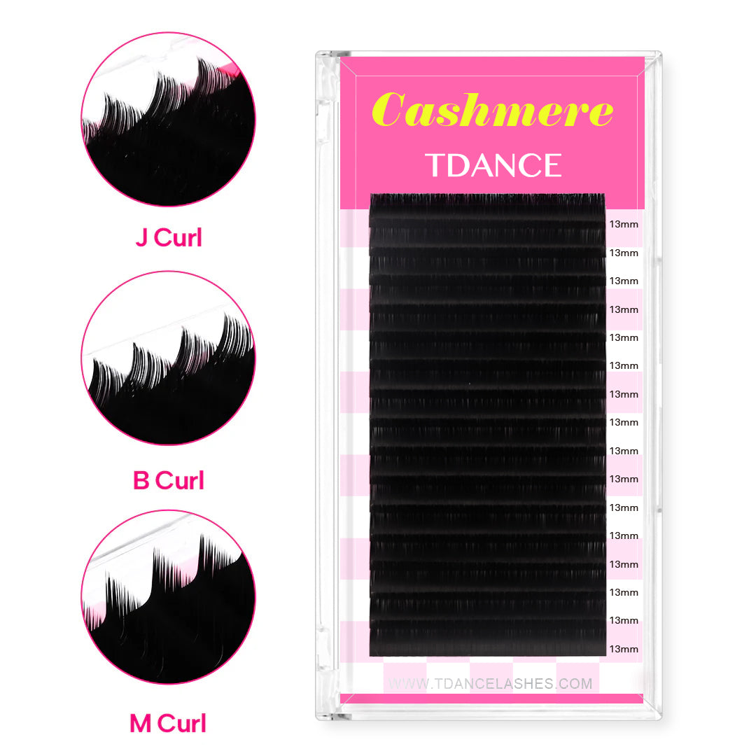 B/J/M/L/LD Curl Cashmere Volume Eyelash Extensions (Copy)