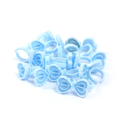 Double Heart-Shaped Blooming Glue Cup (100pieces/pack)