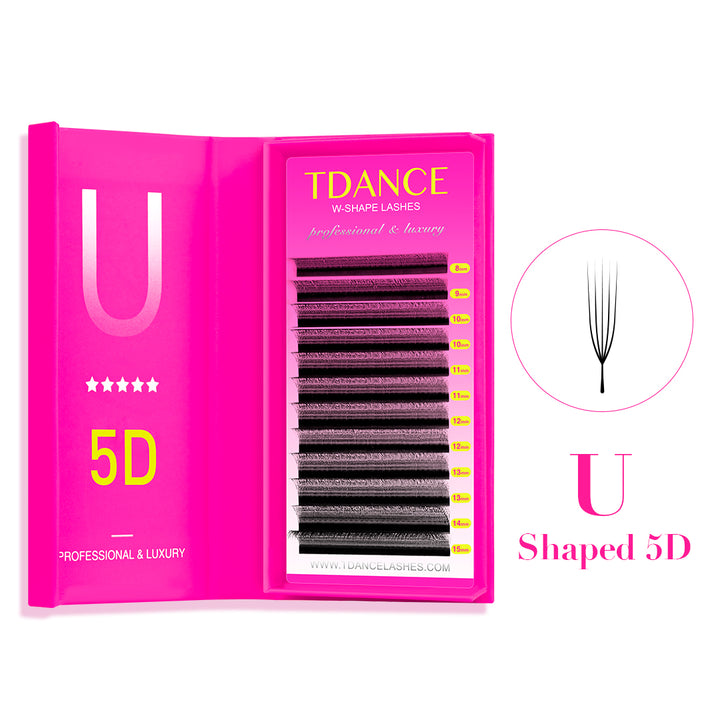 U-Shape W / U-W 5D Lashes TDANCE