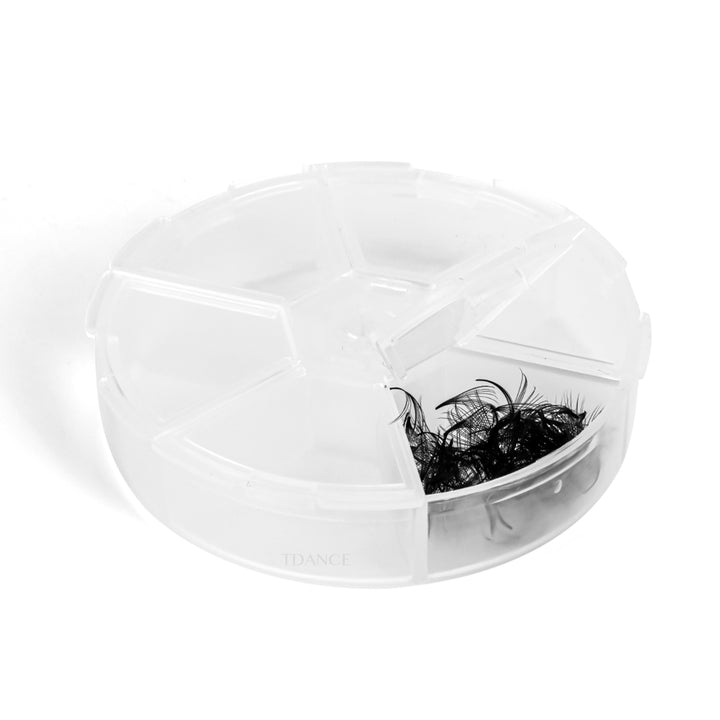 6 Grids Premade Loose Fans Container Storage Box