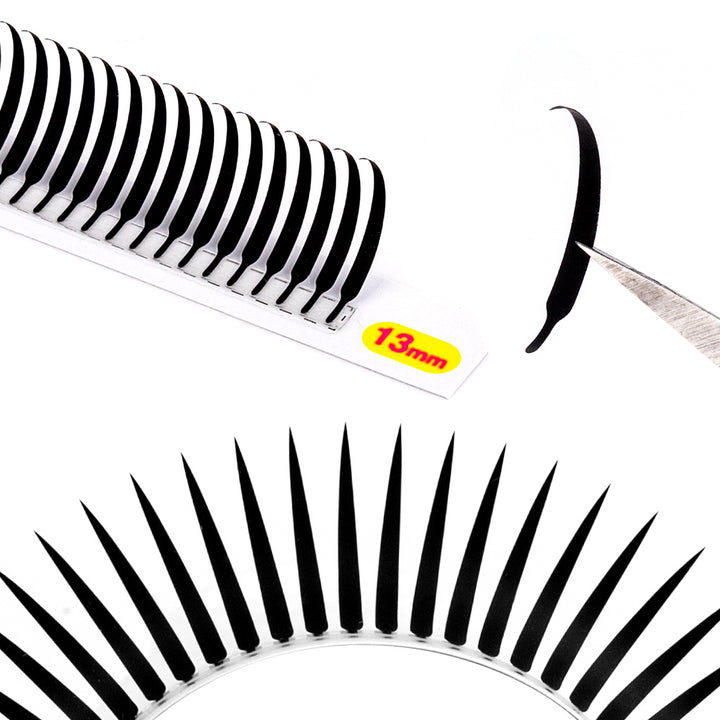 12 Rows 0.07MM Solid Spike Wispy Anime Lashes