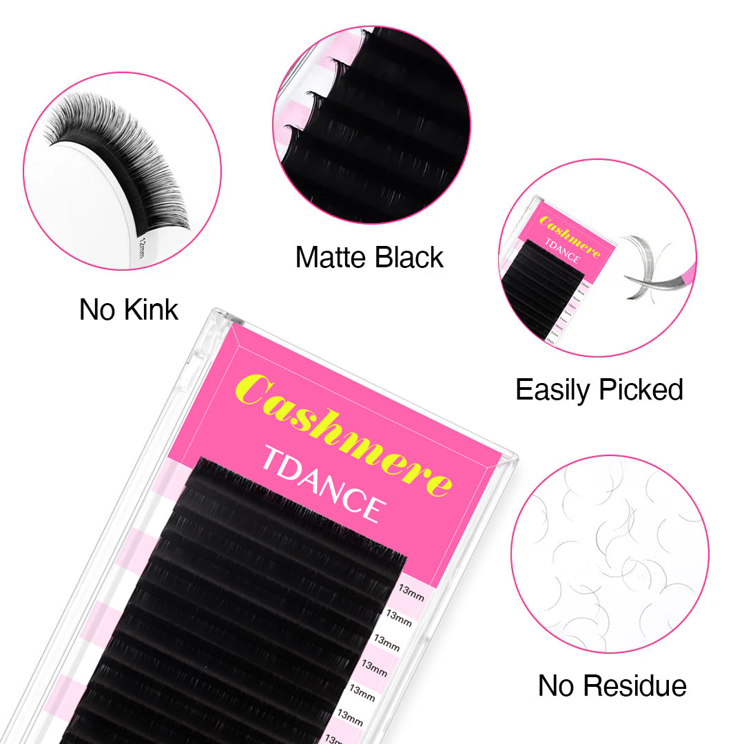 16 Rows 0.05MM Cashmere Premium Mega Volume Eyelash Extensions