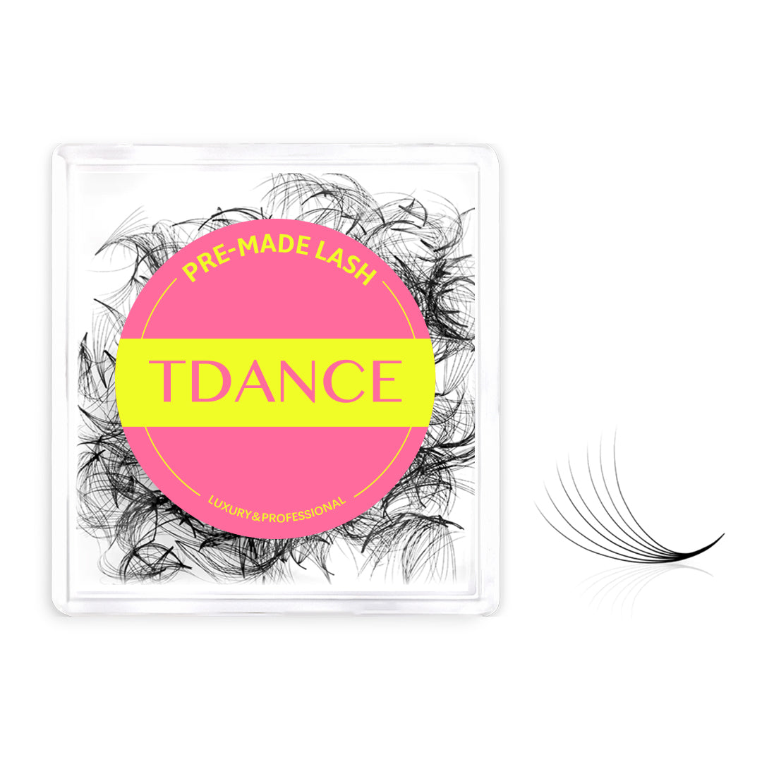 7D Handmade Premade Volume Loose Fans Pointy Base(500 Fans)