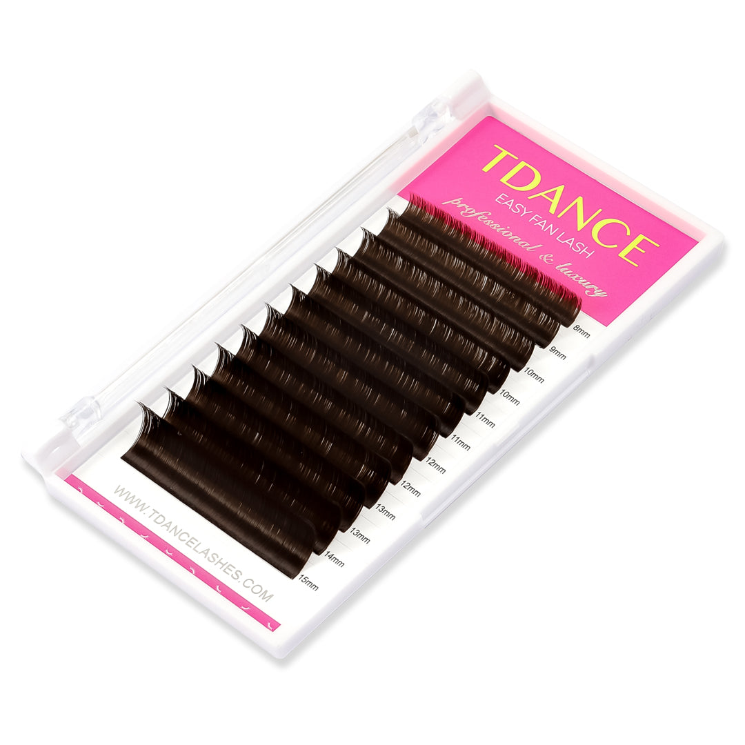 0.07MM Easy Fan Colored Volume Eyelash Extensions