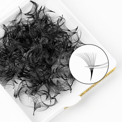 Wholesale 14D Handmade Premade Volume Loose Fans Pointy Base(500 Fans)