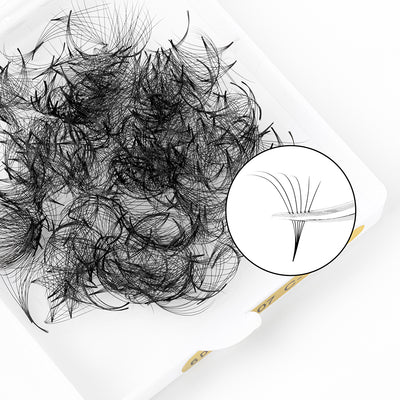 Wholesale 6D Handmade Premade Volume Loose Fans Pointy Base(500 Fans)