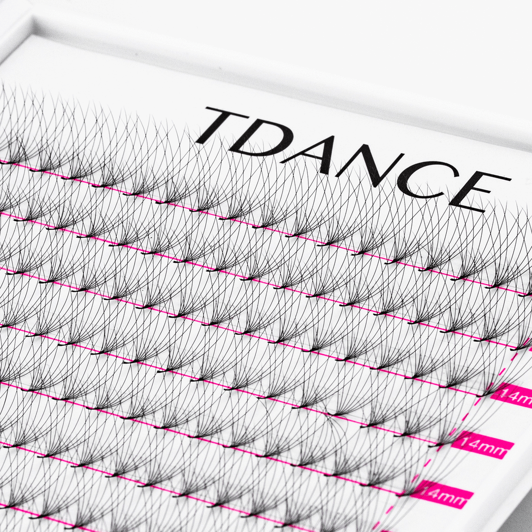 8D Promade Pointy Base Volume Eyelash Extensions 500 Fans TDANCE  2