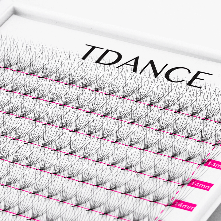 8D Promade Pointy Base Volume Eyelash Extensions 500 Fans TDANCE  2