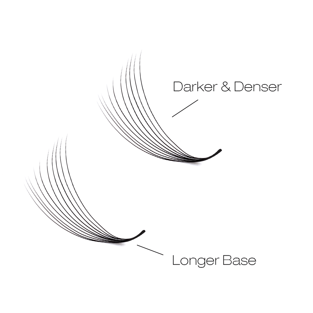 8D Narrow Promade Eyelash Extensions Ultra 1000 Fans