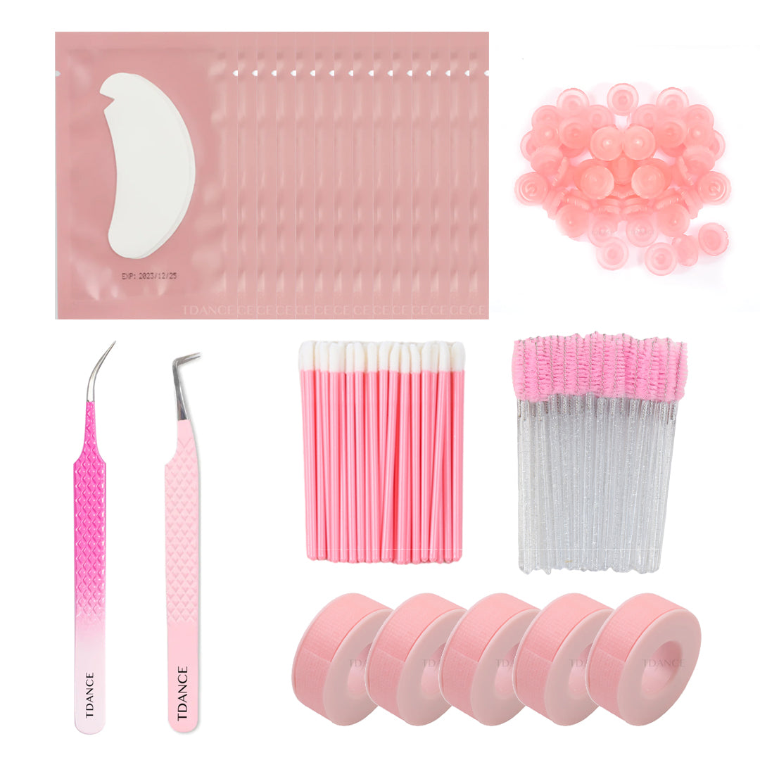 Pink  Lash Accessories Kit