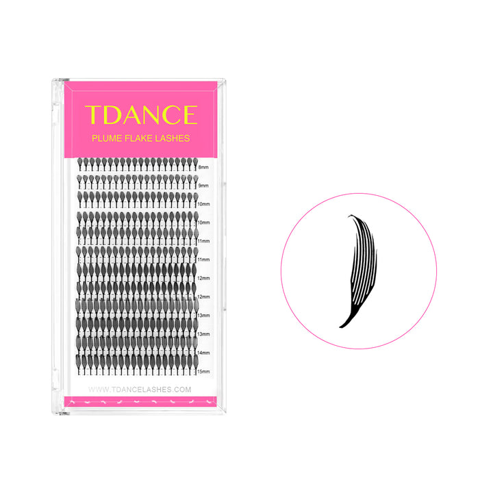 12 Reihen 0,07 mm feine Anime-Wimpern USA