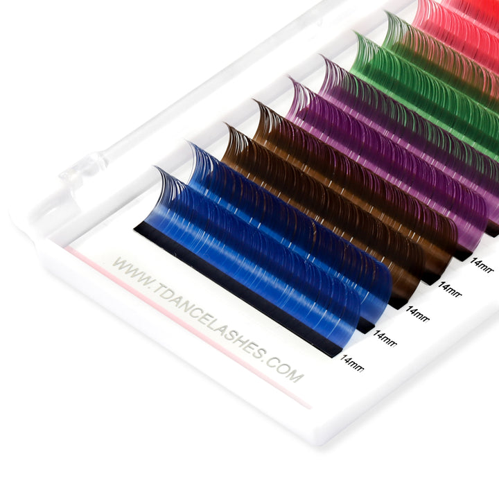 0.07MM Colored Volume Eyelash Extensions