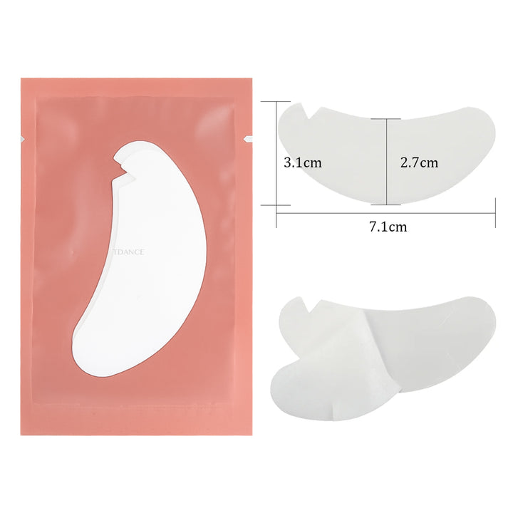 Pads de gel d'œil pré-coupés 50pcs / pack