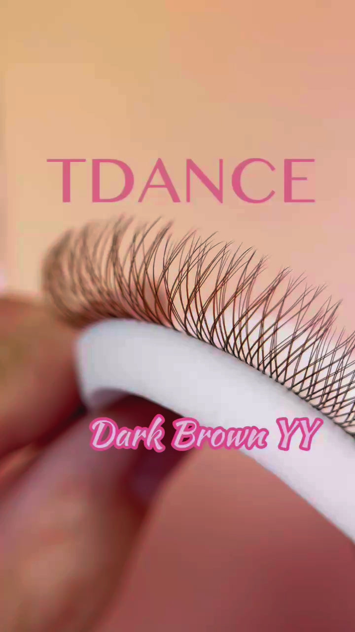 Dark Brown 0.07MM YY Volume Eyelash Extensions