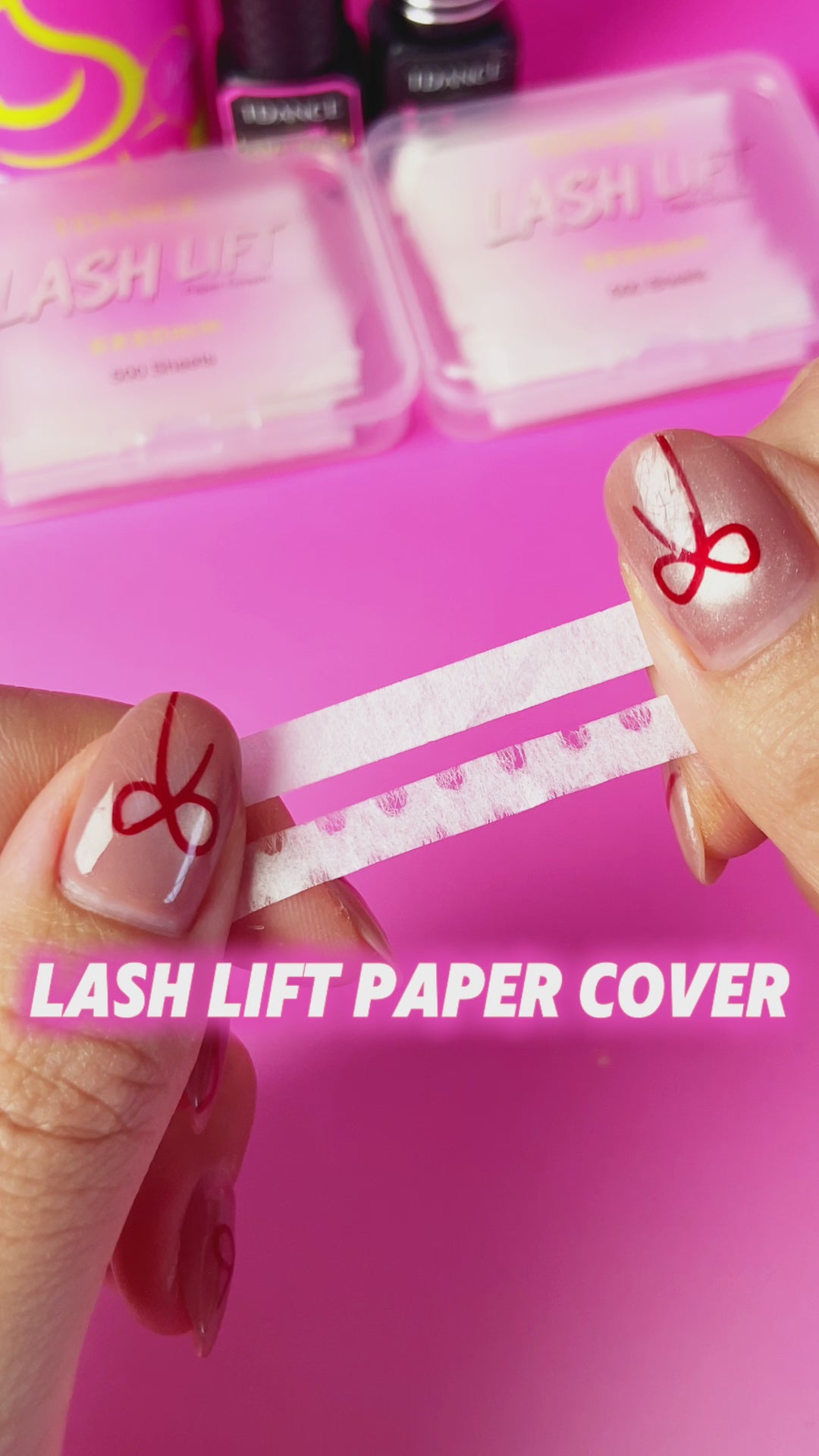 TDANCE Lash Lift Paper Covers