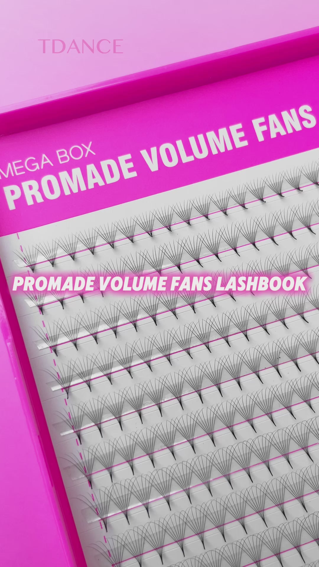 10D Promade Volume 500 Fans Lashbook