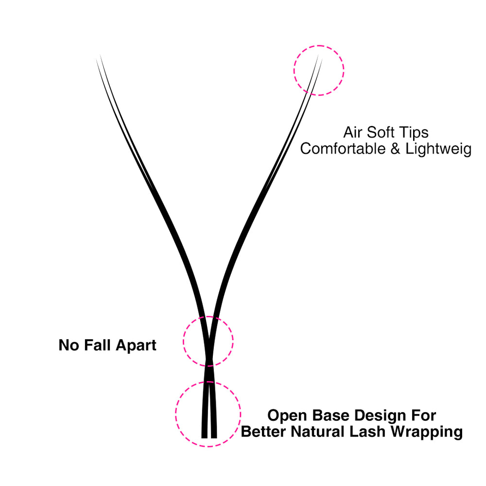 TDANCE 0.07MM Wrapping YY® Volume Lashes 