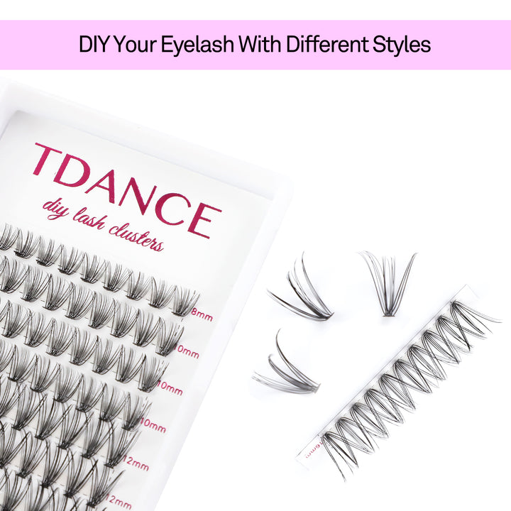 Style 007 72 Lash Clusters DIY Eyelash Extensions