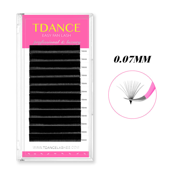 0.07MM Easy Fan Volume Eyelash Extensions